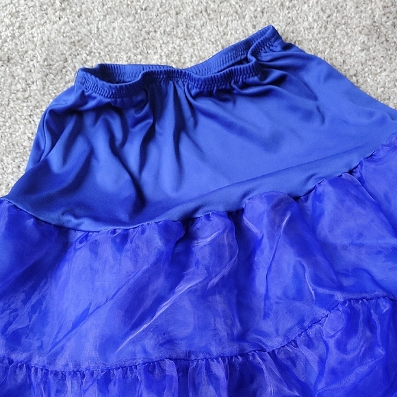Elegant Blue Women's Skirt - Picture 2 of 4